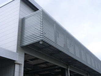 Facilities Balcony blindfold wall (perforated folded plate)