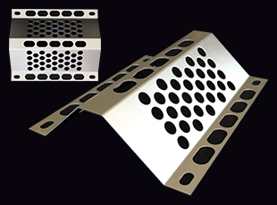 Perforated bent plate W=250type