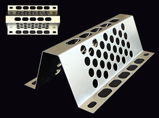 Perforated bent plate W=175type
