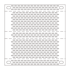 Perforated bent plate UE16(20.1%)